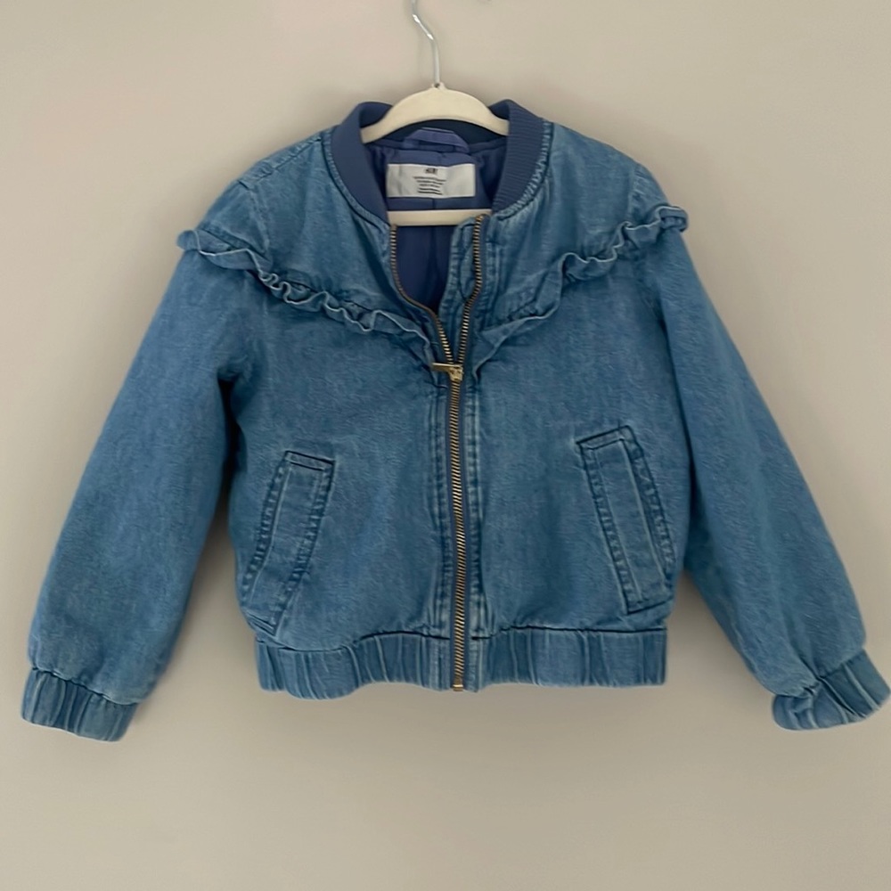 H&M Toddler Denim Bomber Jacket